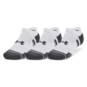 Under Armour Performance Tech No Show Socks x 3 1379503-100