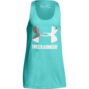 Under Armour Big Logo Slash Girl's Tank 1301883-425