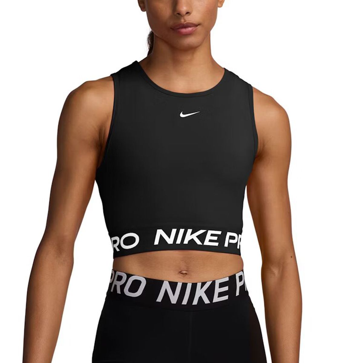 Nike Pro Dri FIT Women s Cropped Tank Top