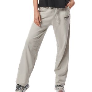 Body Action Terry Wide-Leg Women's Jazz Pants 021435-01-QuietGrey