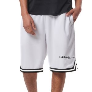 Body Action Basketball Men's Training Shorts 033427-01-White