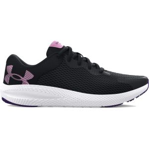 Under Armour Girl's Grade School Charged Pursuit 2 Big Logo Running Shoes 3024487-001