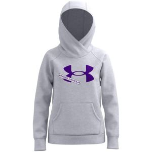 Under Armour Girl's Rival Fleece Logo Hoodie 1366046-011