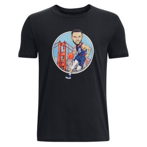 Under Armour Curry Animated Boy's Short Sleeve 1376680-001