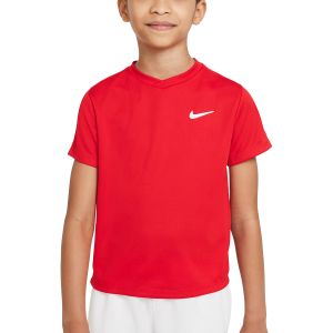 NikeCourt Dri-FIT Victory Big Kids' Short-Sleeve Tennis Top CV7565-657