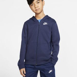 Nike Sportswear Big Kid's Full-Zip Hoodie BV3699-410