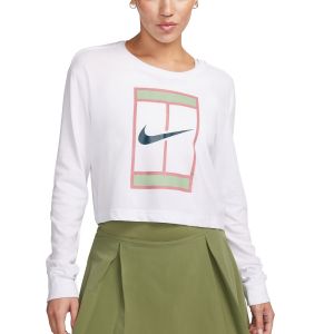 Nike Dri-FIT Slam Women's Long-Sleeve Crop T-Shirt