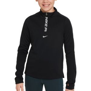 Nike Pro Dri-FIT Long-Sleeve 1/2-Zip Girls' Top FN9025-010