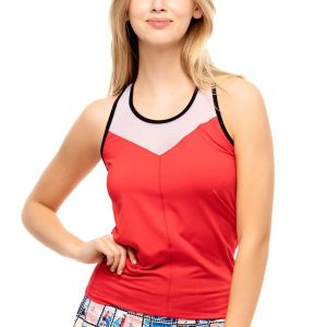 Lucky In Love Fly High Tie Back Women's Tennis Tank CT810-610