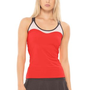 Lucky In Love Crossover Women's Tennis Tank CT902-803