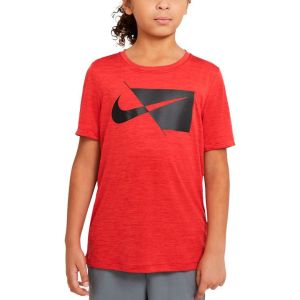 Nike Big Kids' Short-Sleeve Training Top DA0282-657