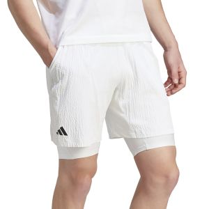 adidas Aeroready 2 in 1 Seersucker Pro Men's Tennis Shorts IA7101