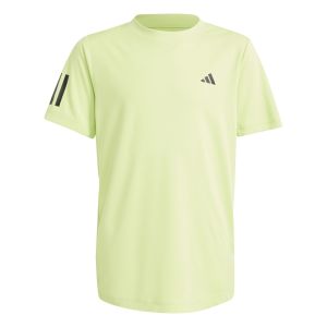 adidas Club 3-Stripes Boys Tennis Tee