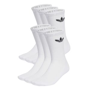 adidas Trefoil Cushion Crew Socks x 6