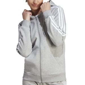 adidas Essentials 3-Stripes Full-Zip Fleece Women's Hoodie IM0236