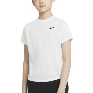 NikeCourt Dri-FIT Victory Big Kids' Short-Sleeve Tennis Top CV7565-100