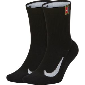 NikeCourt Multiplier Cushioned Crew Tennis Socks (2 Pairs) SK0118-010