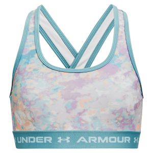 Under Armour Girls Crossback Printed Sports Bra 1369972-100