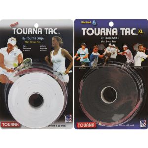 Tourna Tac Tennis Overgrips XL x 10 U-TG-2-10XLW