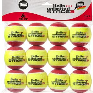 Topspin Unlimited Stage 3 Junior Tennis Balls x 12 TOBUST312ER