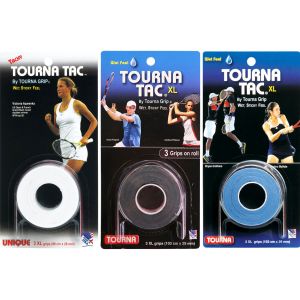 Tourna Tac Tennis Overgrips XL x 3 U-TG-2-XLW