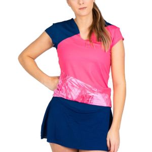 Bidi Badu Bella 2.0 Women's Tech V-Neck Tennis Tee W354009201-DBLBERO