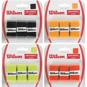 Wilson Pro Soft Tennis Overgrips x 3 WRZ4040