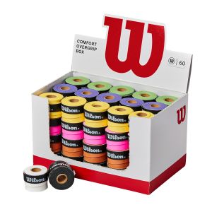 Wilson Comfort Box Tennis Overgrips x 60 WR8410701