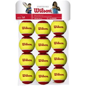 Wilson Starter Red Junior Tennis Balls x 12 WRT137100