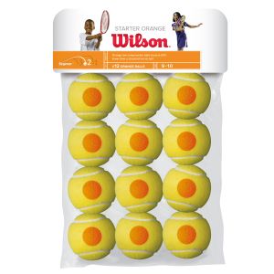 Wilson Starter Orange Junior Tennis Balls x 12 WRT137200