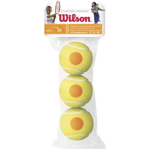 Wilson Starter Game Junior Tennis Balls x 3 WRT137300