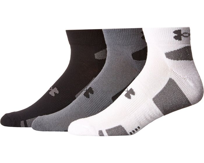 Under Armour HeatGear Low Cut Men's Socks (3 pair) 1250410-0