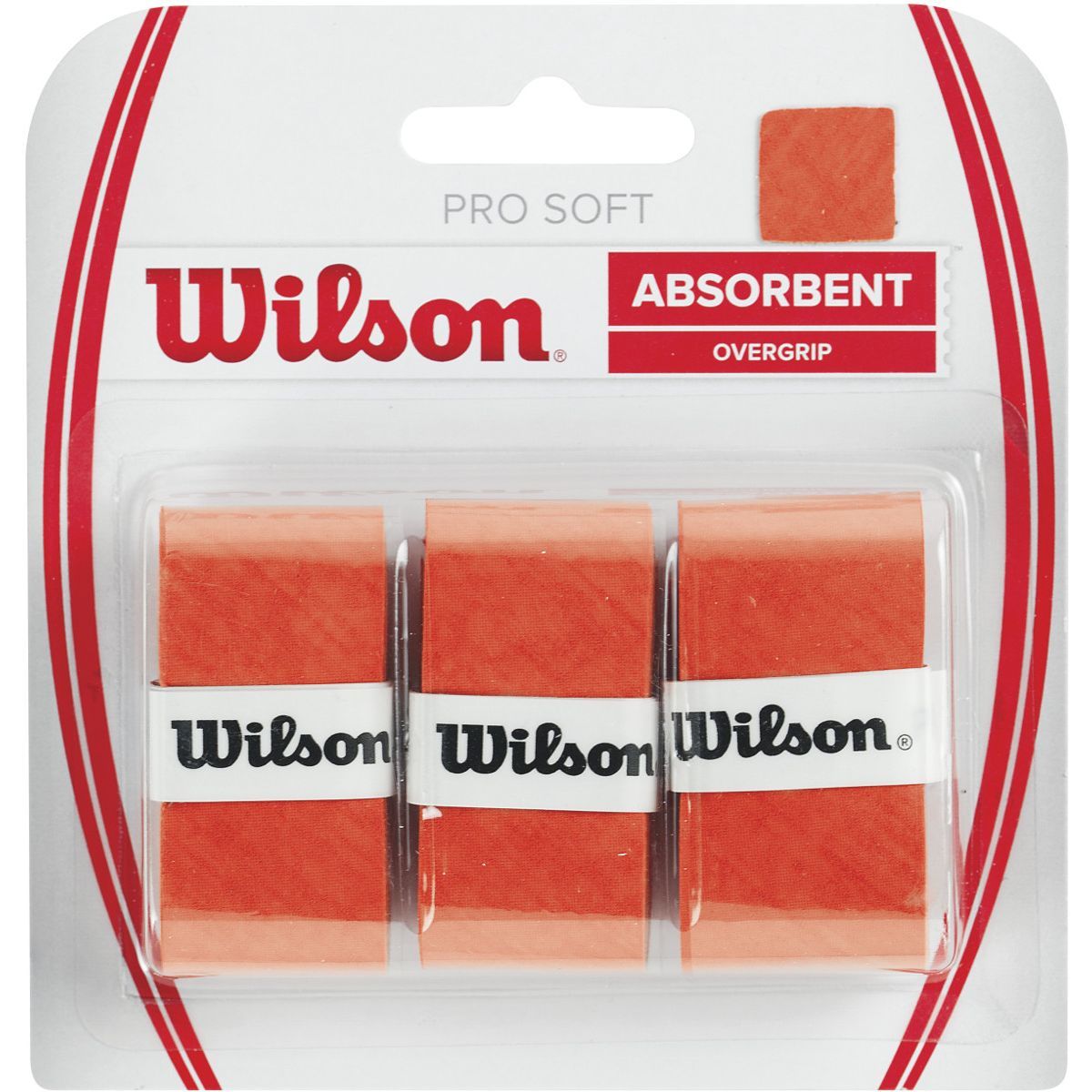 Wilson Pro Soft Overgrips-Orange WRZ4040OR