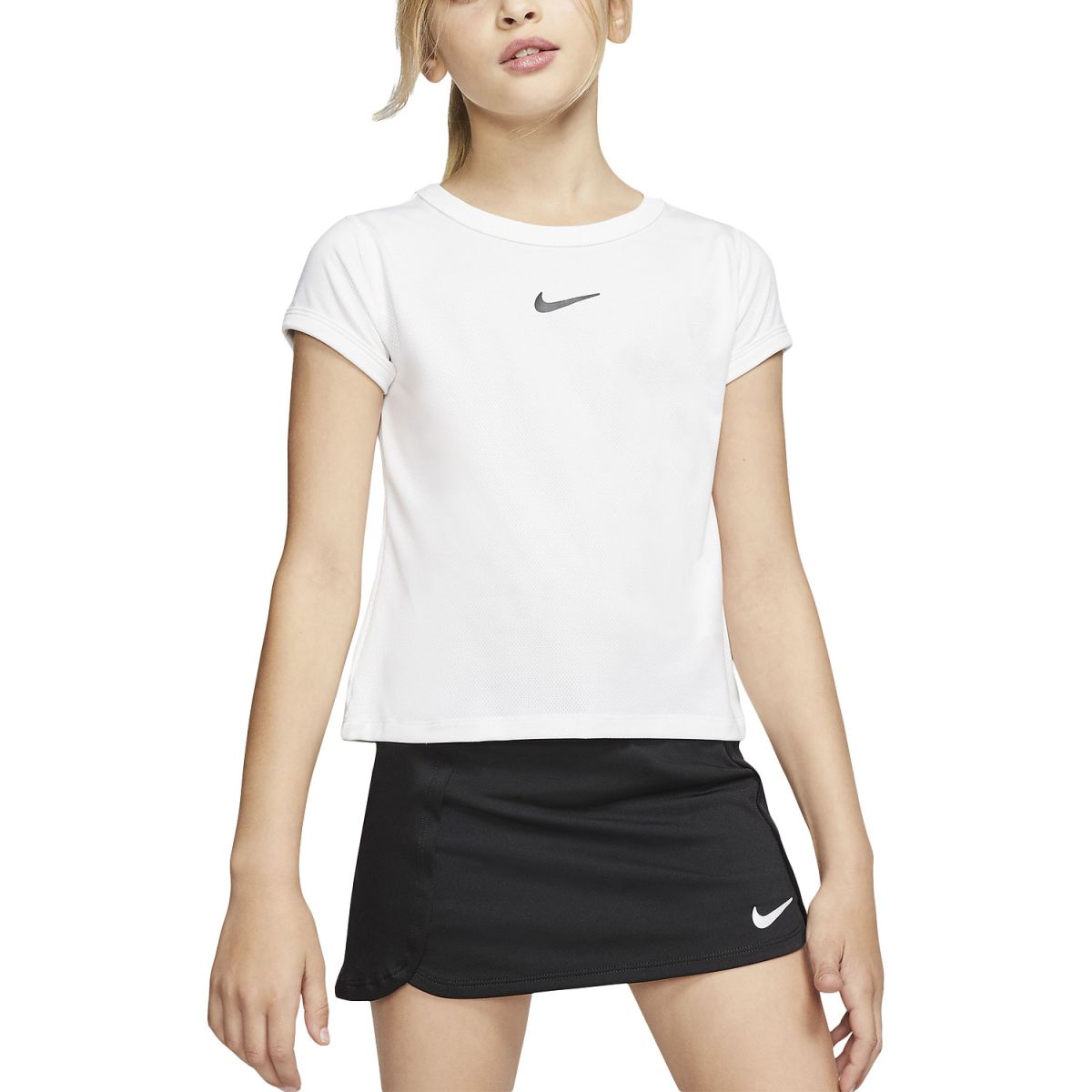 NikeCourt Dri-FIT Girl's Tennis Top CQ5386-100