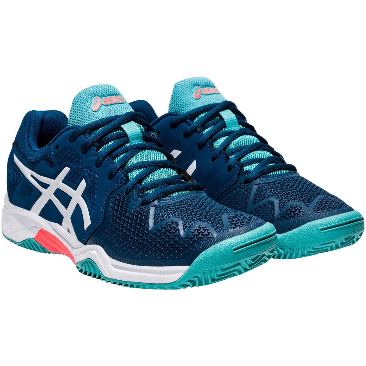 Asics Gel Resolution 8 GS Clay Junior Tennis Shoes 1044A019-