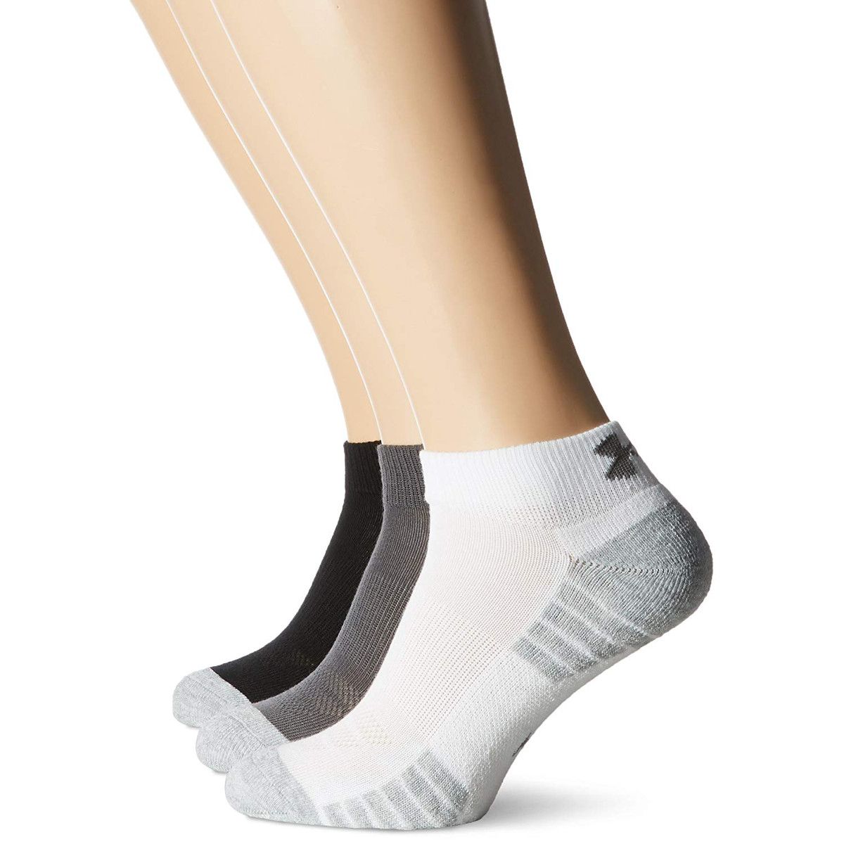 Under Armour Heatgear Tech Low Cut Socks x 3 1312430-040