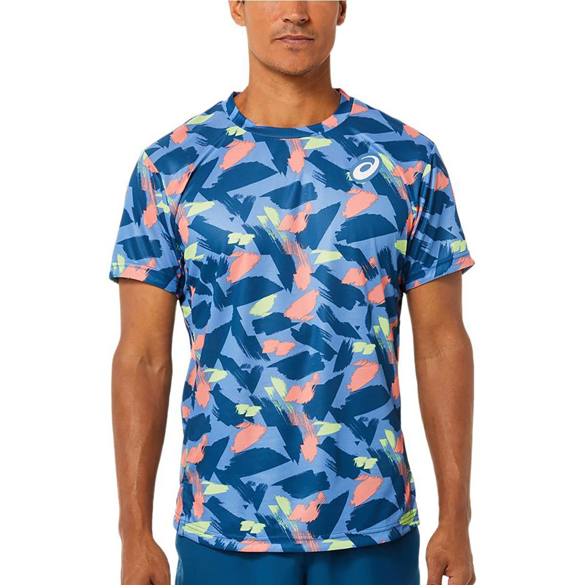 etc. Feudal Velocidad supersónica Asics Match Graphic Men's Tennis T-Shirt 2041A191-401