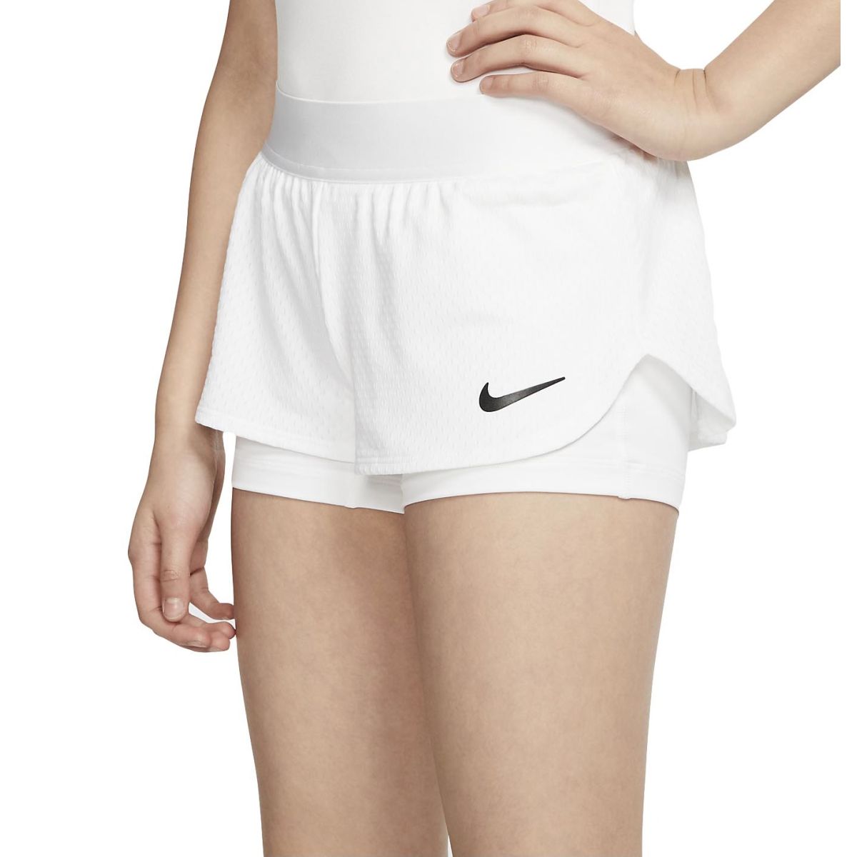 NikeCourt Flex Girls' Tennis Shorts CJ0948-100
