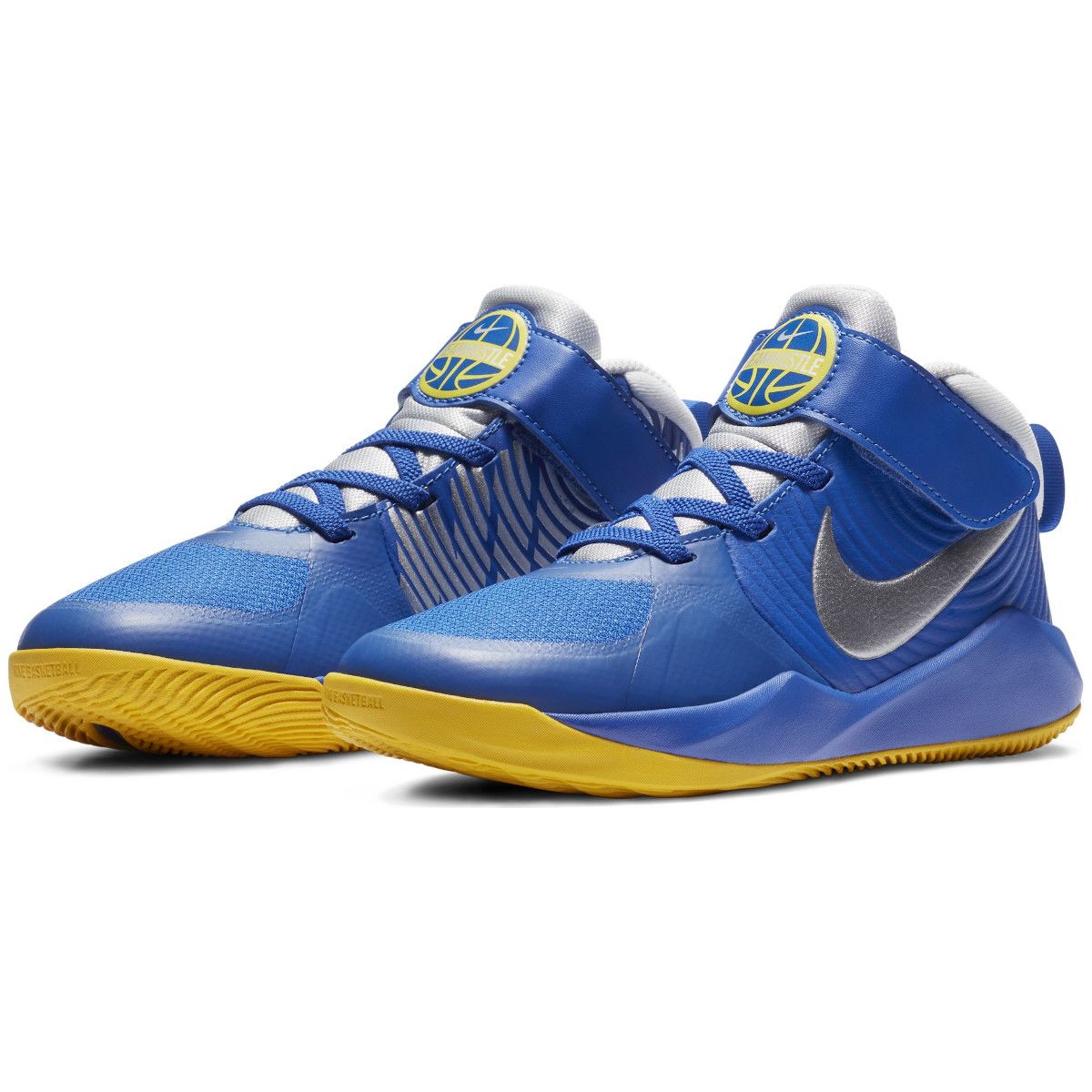 Nike Team Hustle D 9 Boy's Basketball Shoes (PS) AQ4225-404