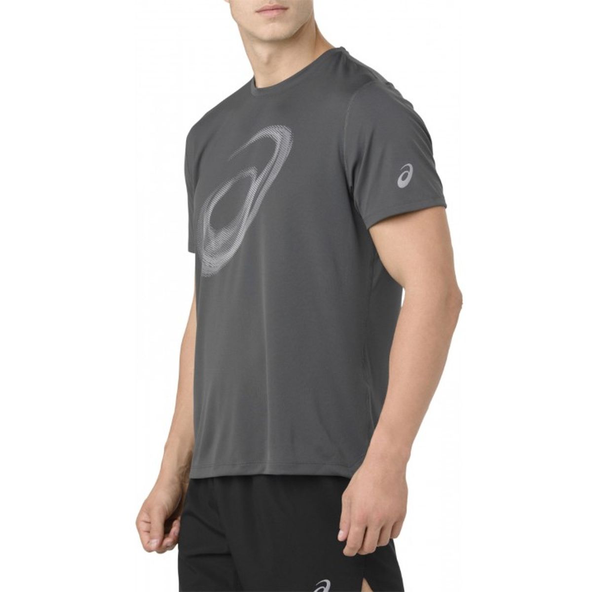Asics Silver SS Top Moire Men's T-Shirt 2011A007-022