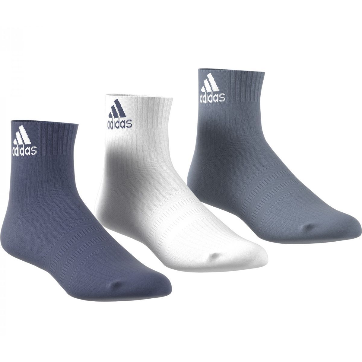 adidas 3-Stripes Performance Ankle Sport Socks x 3 CF7338