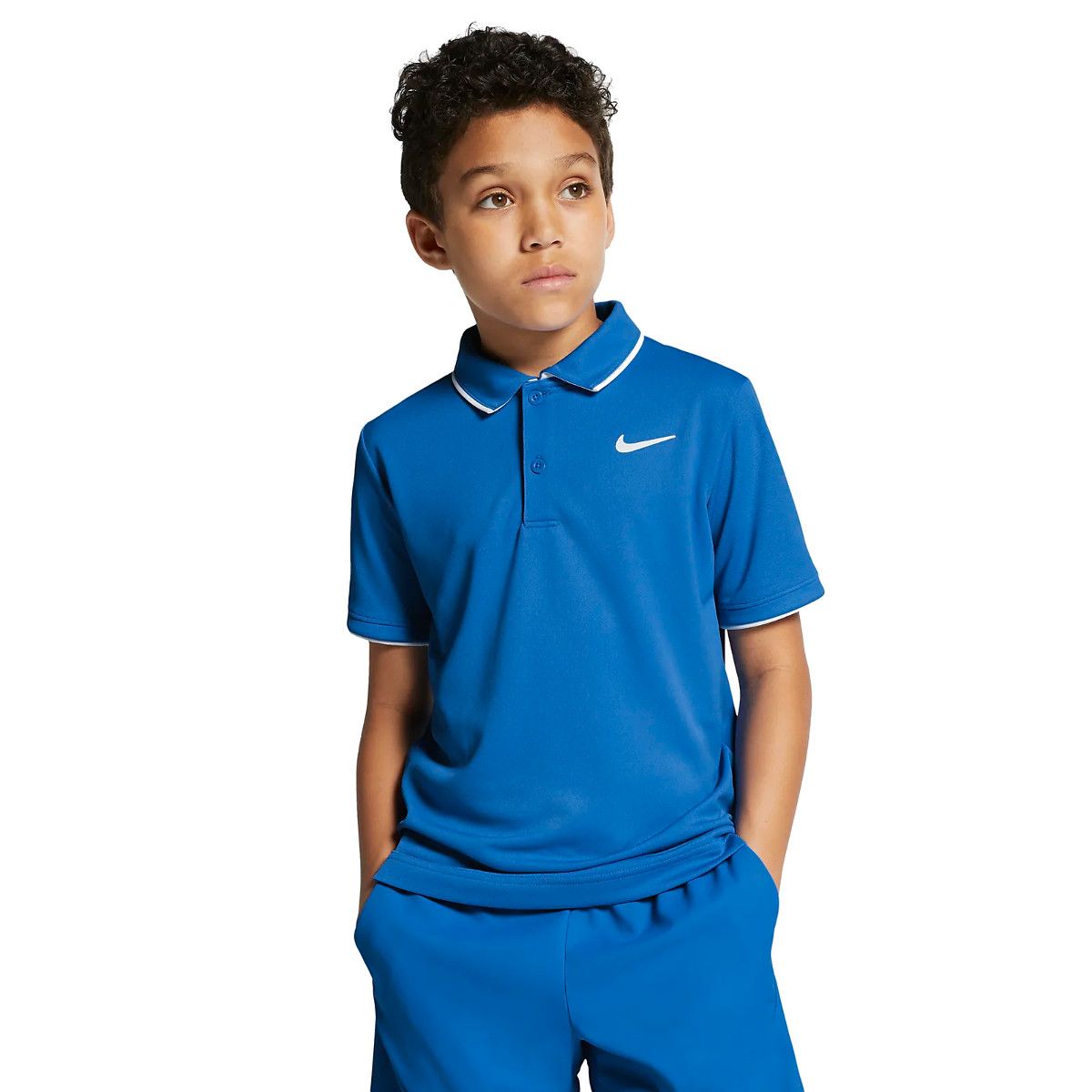 NikeCourt Dri-Fit Boys' Tennis Polo BQ8792-403
