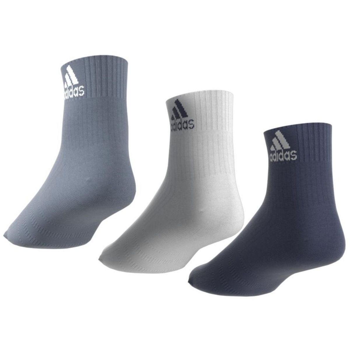adidas 3-Stripes Performance Ankle Sport Socks x 3 CF7338