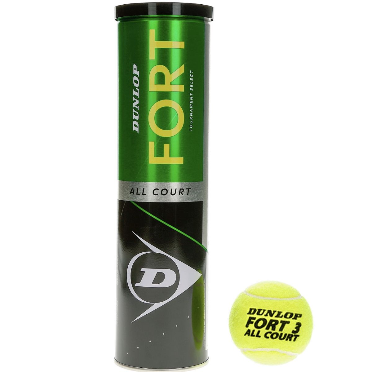 Dunlop Fort All Court Tennis Balls x 4 9601235