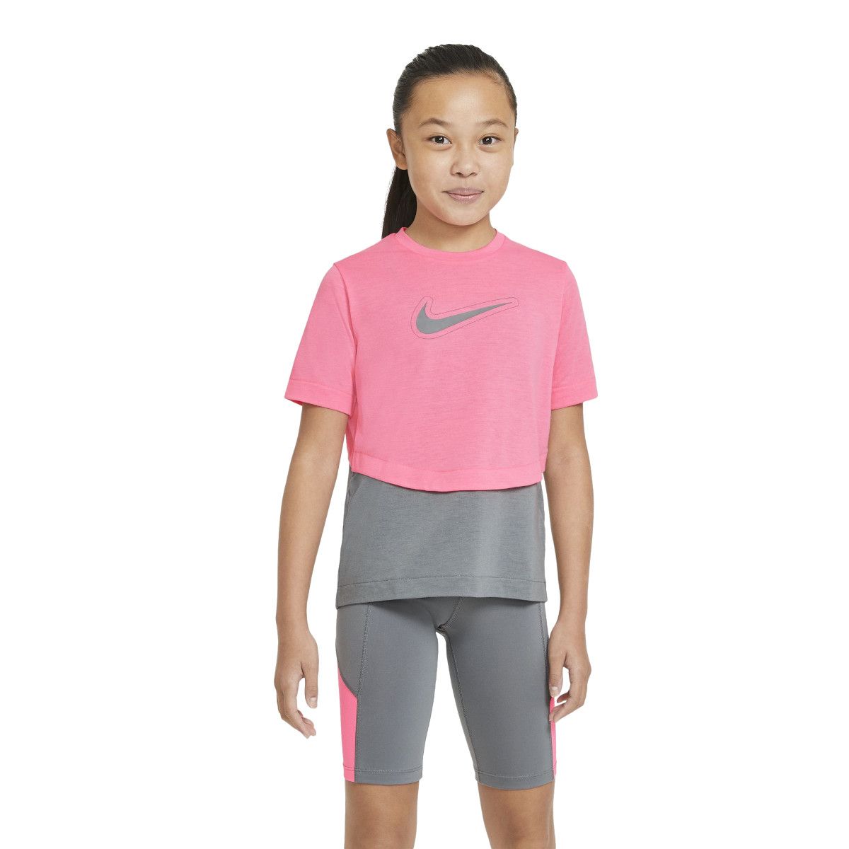 Nike Dri-FIT Trophy Big Kids' Short-Sleeve Training Top DA10