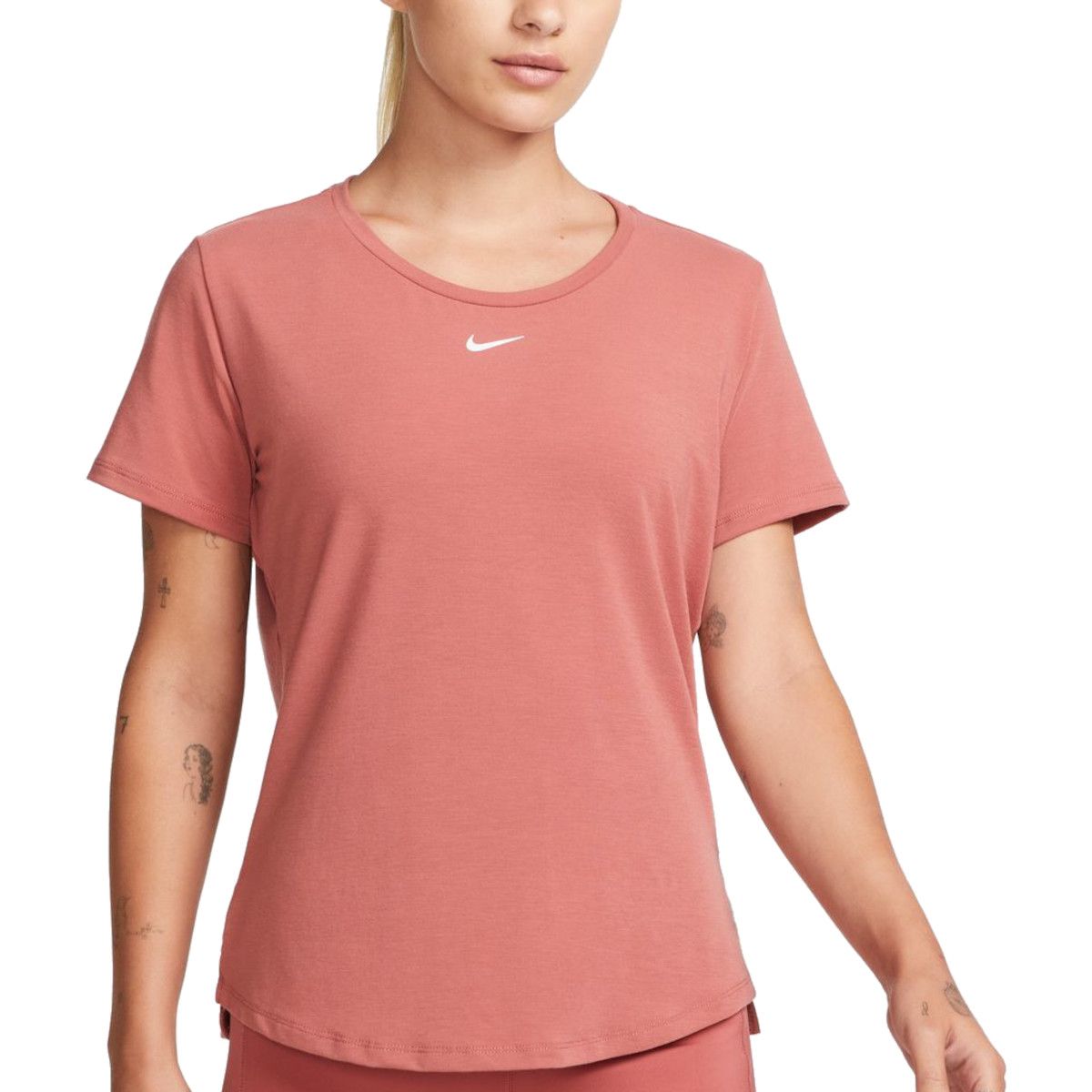 Nike Dri-FIT UV One Luxe Women's Standard Fit Short-Sleeve T