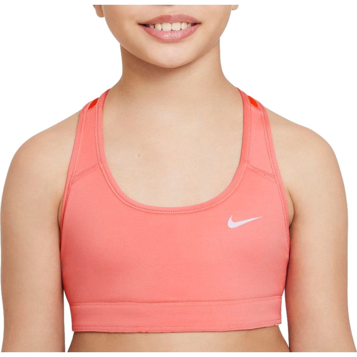 Nike Dri-FIT Swoosh Big Girls' Reversible Sports Bra DO7135-