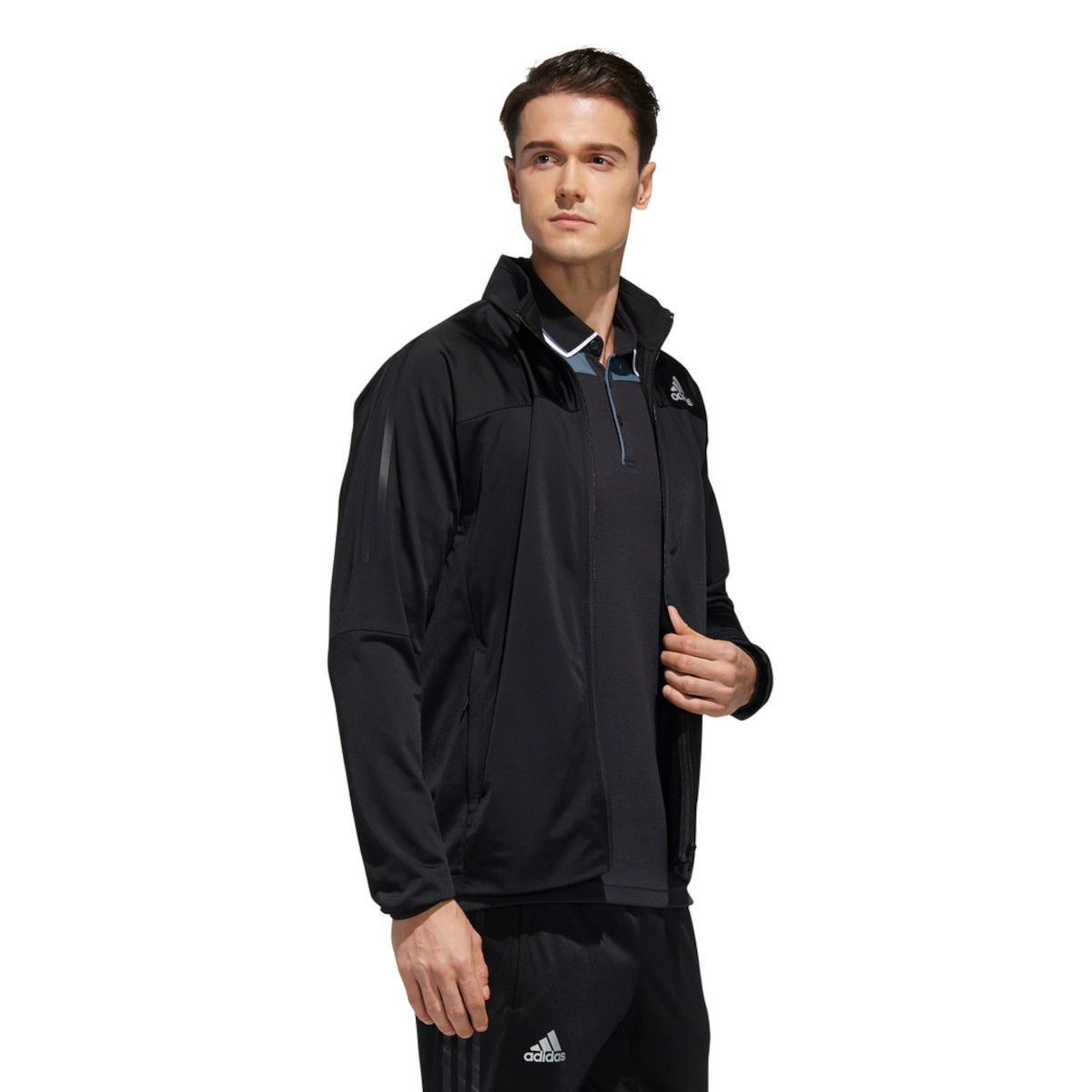 adidas 3-Stripe Knit Men's Tennis Jacket FS3771