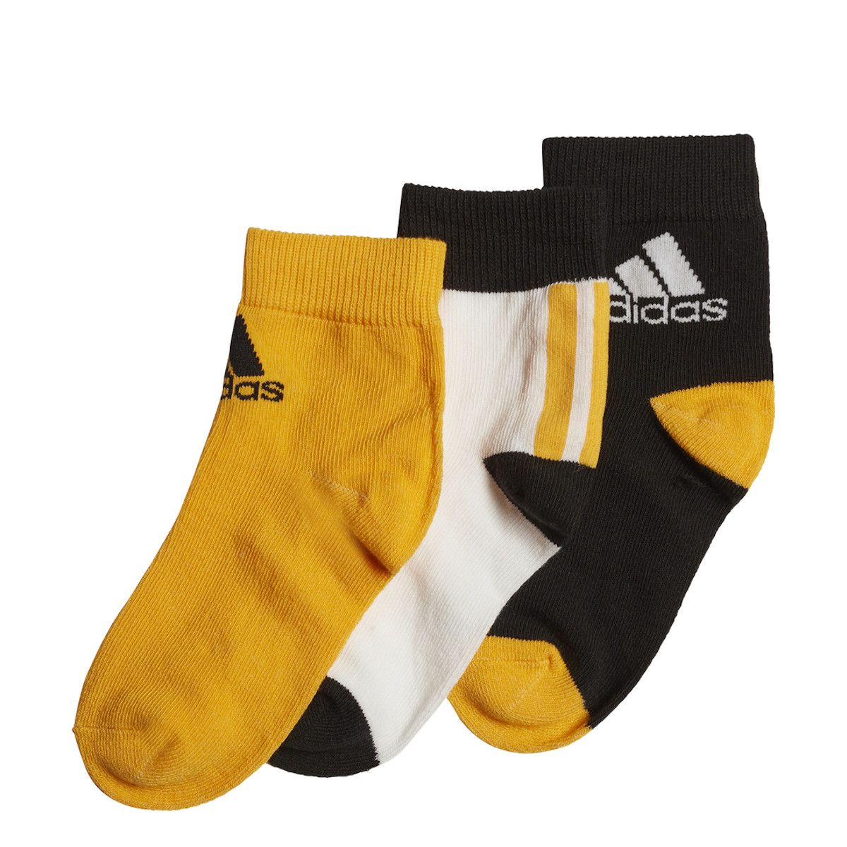 adidas 3 Pairs Kid's Ankle Socks x 3 GE3326