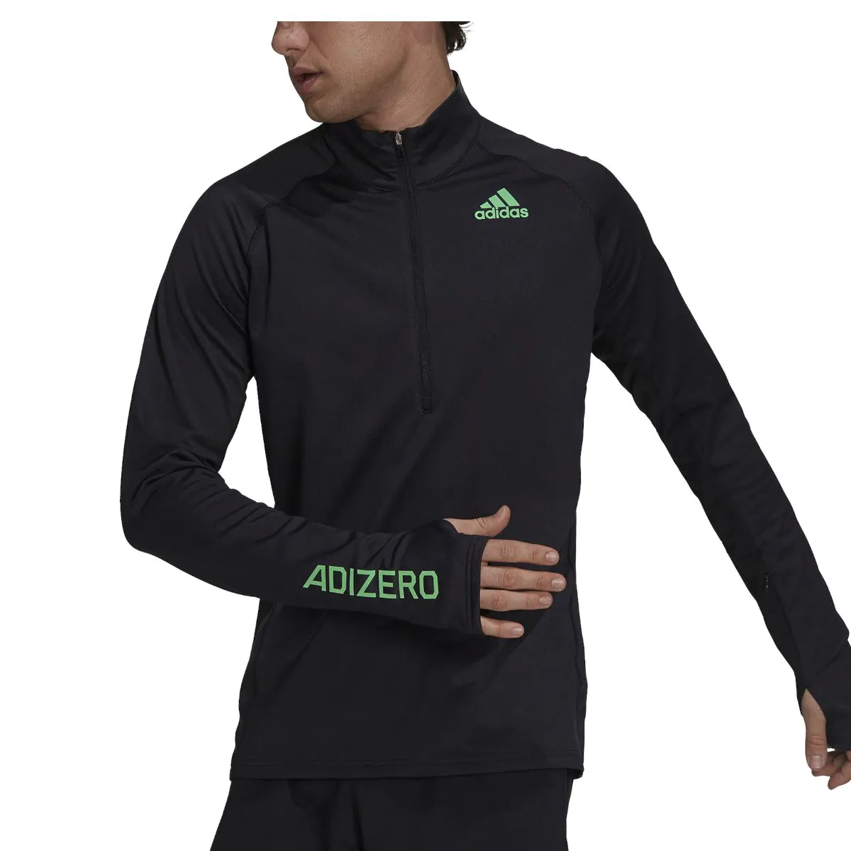 adidas Adizero Warm 1/2 Zip Men's Long Sleeve Top GT9736